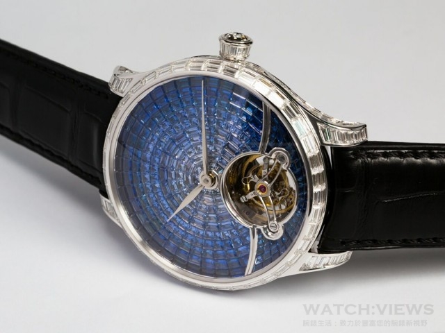 冒險者陀飛輪珠寶錶，建議售價NTD17,000,000。