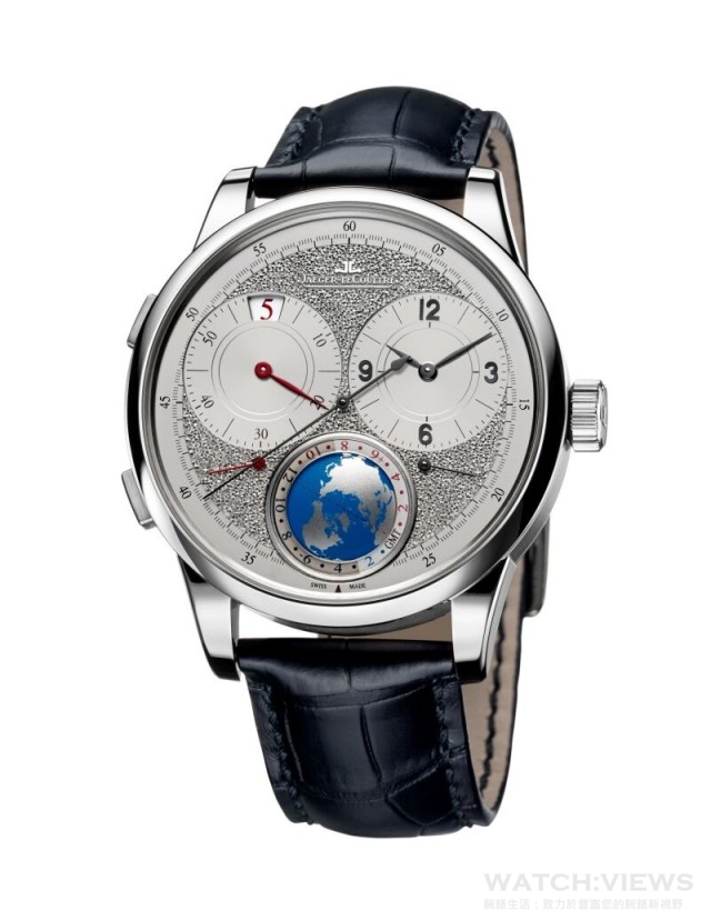 積家Duomètre Unique Travel Time雙翼獨特旅行時間腕錶，限量200枚，參考售價NTD1,630,000。 