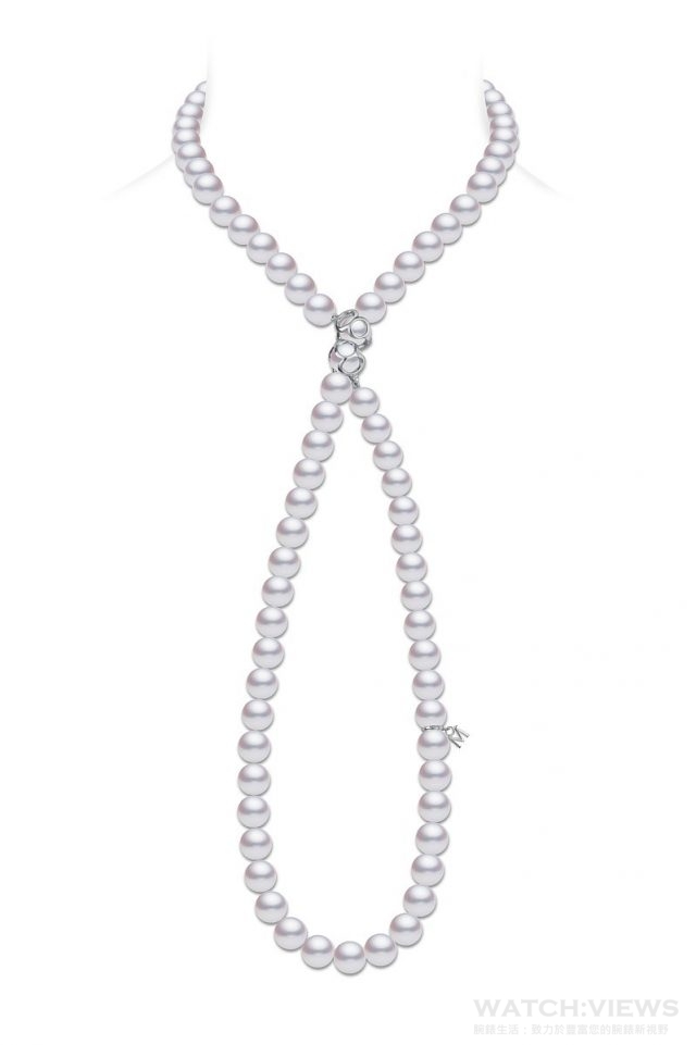MIKIMOTO Double Eight日本珍珠串鍊，358,000元。