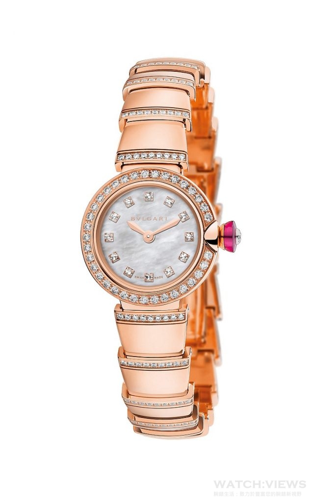 VLGARI PICCOLA LVCEA 女性腕錶，參考售價約新台幣1,004,000元。