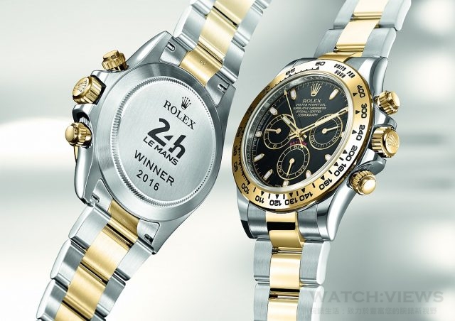作為利曼24小時的官方時計，勞力士很自豪地為冠軍們獻上被視為終極賽車手的腕錶，也就是有特別刻字的勞力士蠔式恒動迪通拿腕錶（Rolex Oyster Perpetual Cosmograph Daytona）。