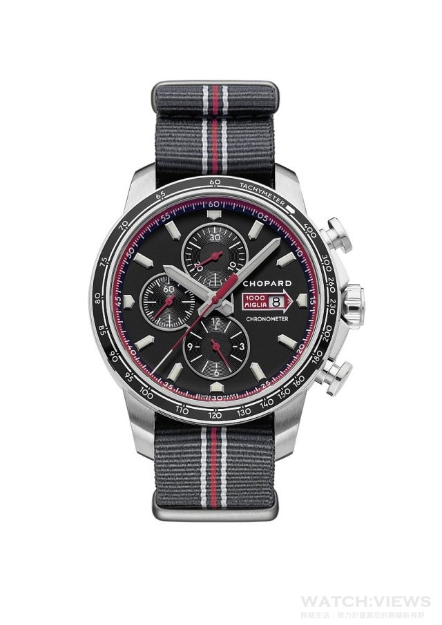 奧地利車隊車隊賽車手佩戴的Classic Racing Team Chopard版本計時碼錶
