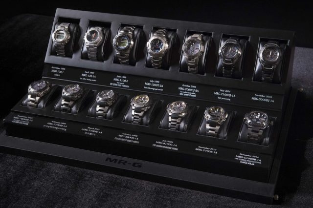 自1996年以來的卡西歐G-SHOCK MR-G系列歷史錶款。