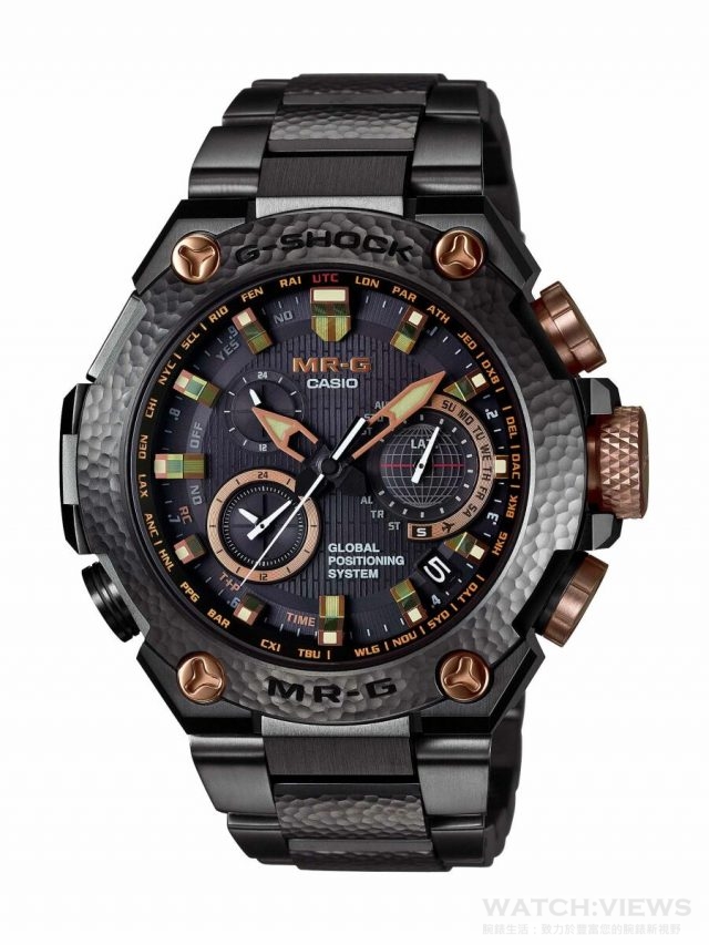 卡西歐全新G-SHOCK MRG-G1000HT-1A腕錶，建議售價NT$168,000。