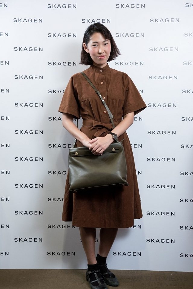 奇幻音樂創作家王若琳優雅出席SKAGEN全台首間概念店的開幕活動。