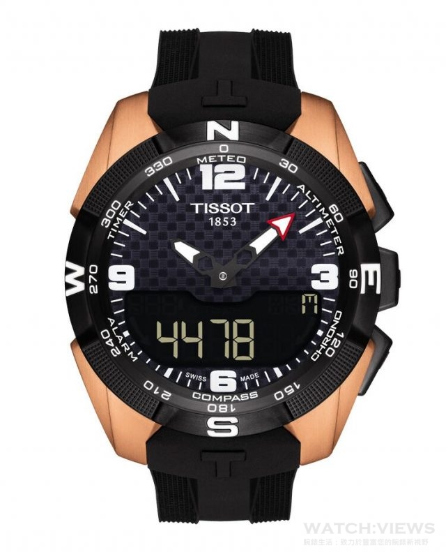 天梭觸控感應太陽能NBA 特別版腕錶，NT$36,200。