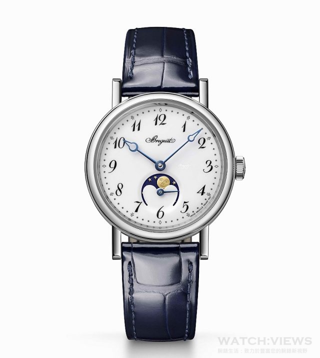Classique Phase de Lune Dame 9088月相腕錶白K金款，建議售價NT$925,000。