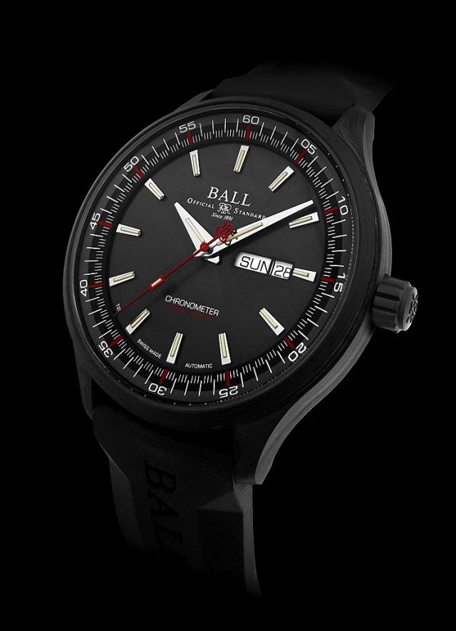 Engineer II Volcano腕錶配備專利碳（Carbon）及鎳合金（Mumetal）複合物料錶殼，，可以顯著減輕腕錶的重量，並且具備抗磁特性，比一般防磁保護殼所採用的軟鐵更勝一籌。