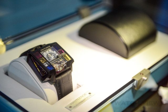HAUTLENCE 豪朗時品牌“原色之旅”（Primary Tour）現場腕錶展示之Vortex Primary，建議售價NTD7,250,000。