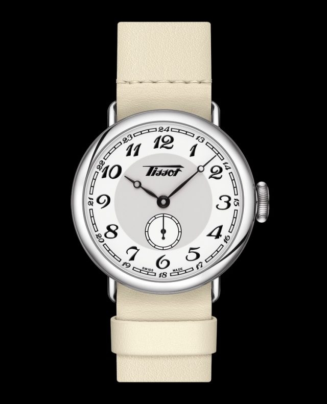 天梭1936經典復刻女款腕錶316L精鋼錶殼及透明錶後蓋，錶徑36毫米，瑞士製ETA2895-2自動機芯，抗刮傷藍寶石水晶玻璃錶鏡，防水性能50，皮革錶帶，搭配標準錶扣，建議售價NTD31,700。