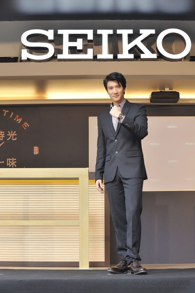 SEIKO代言人王力宏配戴SEIKO ASTRON GPS錶款走秀，演繹新好男人風貌，分享男人經歷時光淬煉的成長。