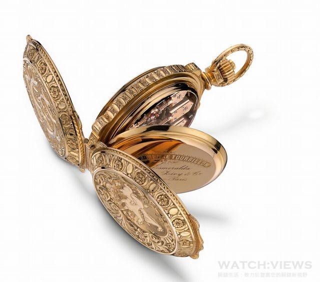 早年的La Esmeralda三金橋陀飛輪懷錶。