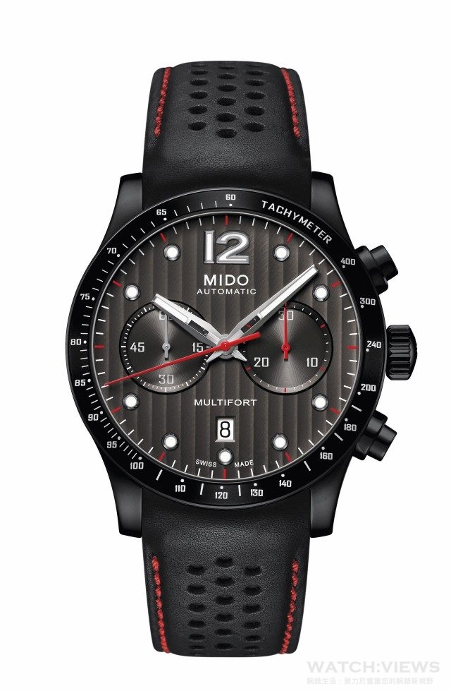 Multifort Chronograph Caliber 60 先鋒系列60小時測速計時腕錶，建議售價NT62,500。