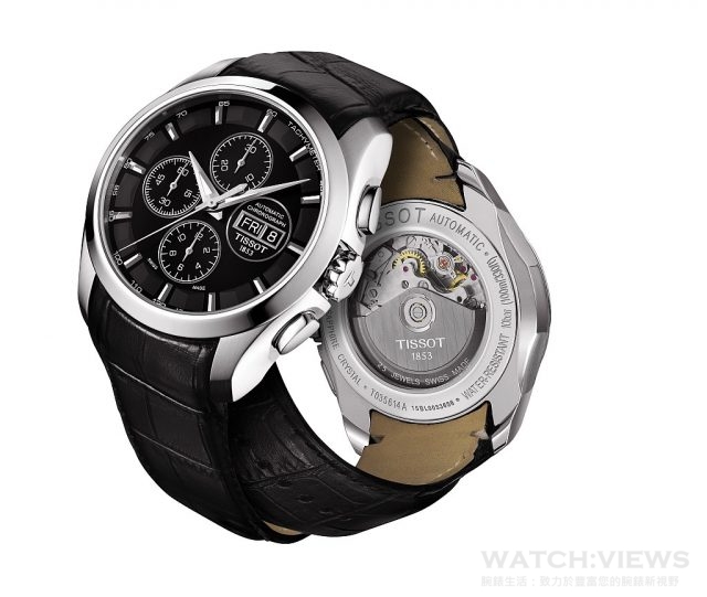 Couturier庫圖系列自動計時腕錶，建議售價NT$50,600。
