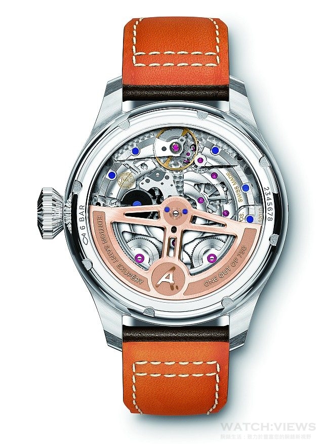 大型飛行員萬年曆腕錶「安東尼‧聖艾修伯里」特別版搭載52610自動機芯。