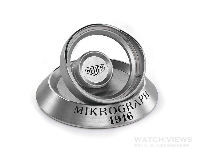 TAG Heuer CARRERA Mikrograph 1916-2016百週年紀念版腕錶的座鐘底座