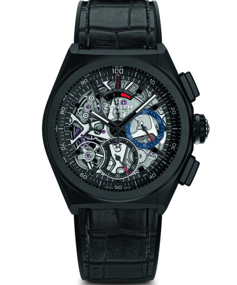Defy El Primero 21腕錶_陶瓷化鋁 – 通透錶面，建議售價NT$416,000