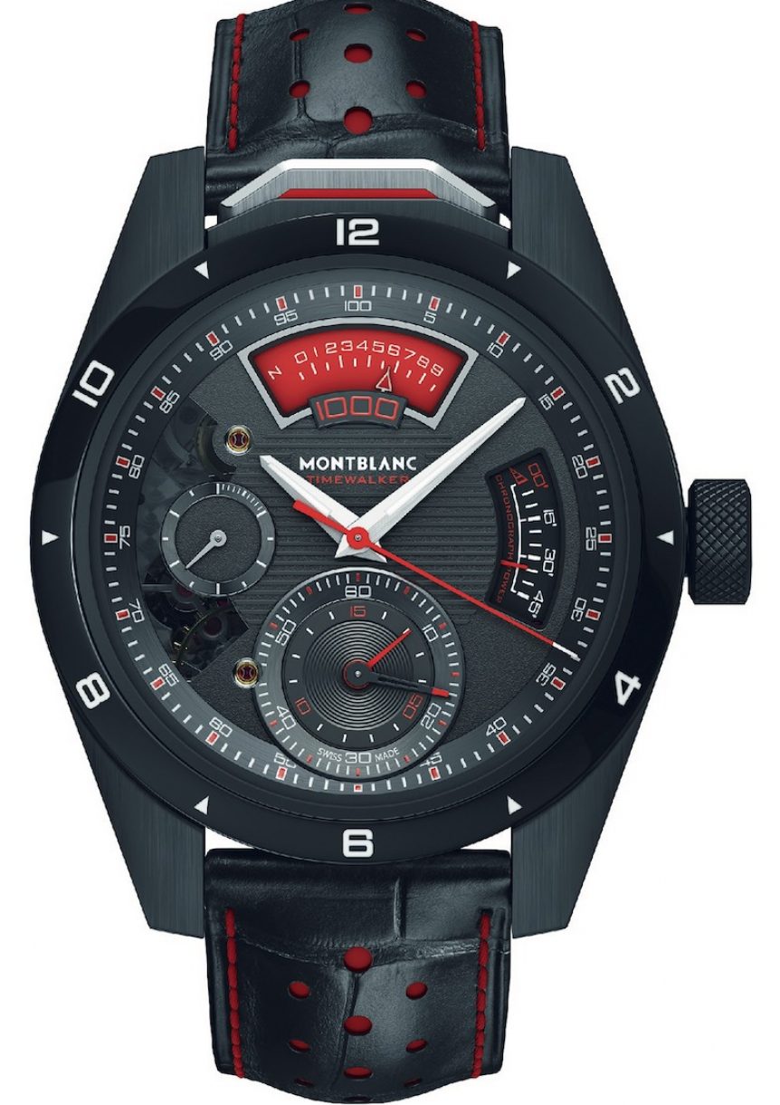 萬寶龍TimeWalker時光行者系列1000計時腕錶，限量18只，參考售價：NTD 5,404,000。