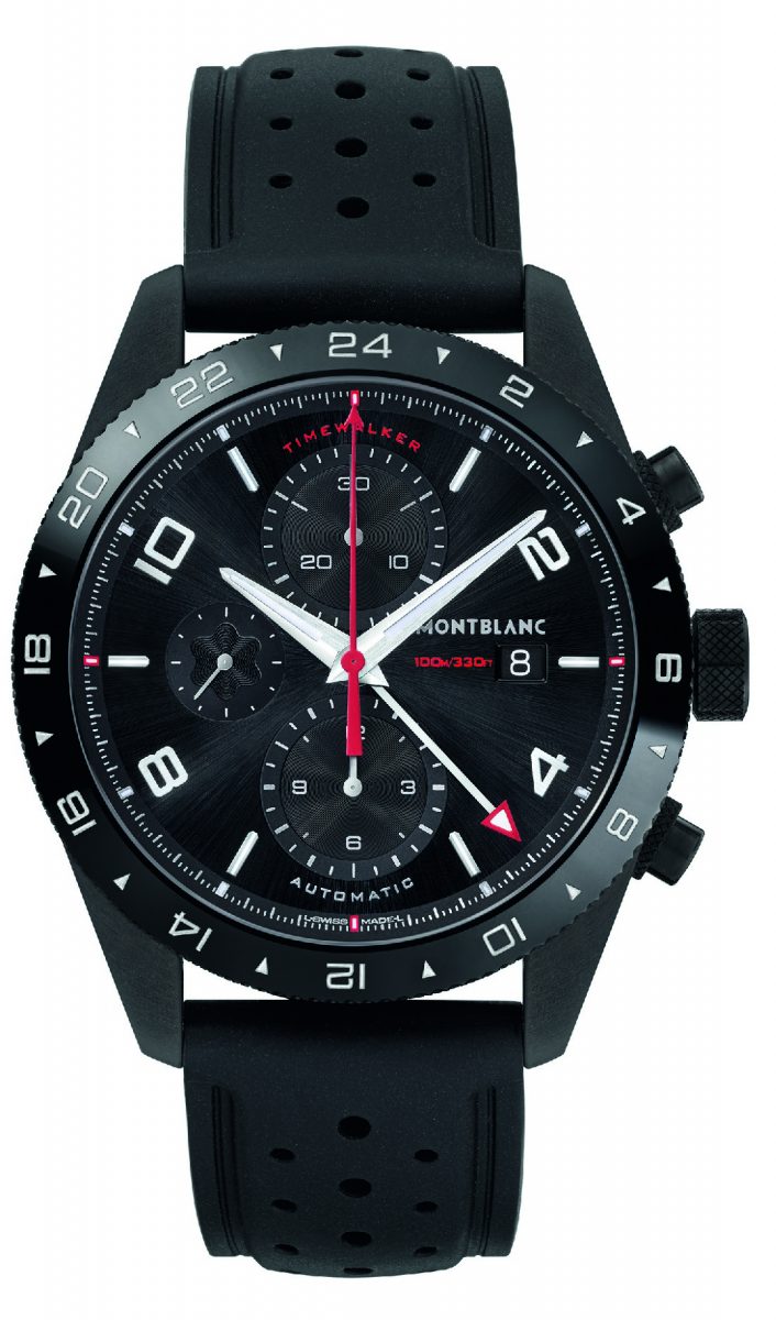 萬寶龍 TimeWalker 時光行者系列 UTC 多時區計時腕錶，參考售價 NTD 172,600