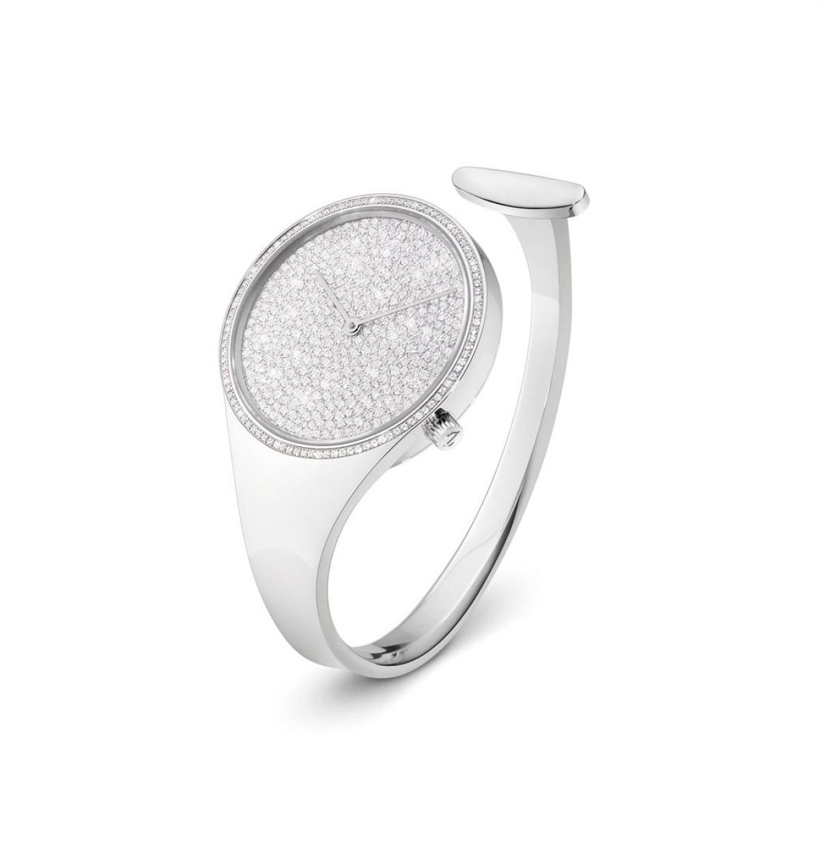 GEORG JENSEN VIVIANNA 鑽石手鐲錶，參考售價NTD645,000。