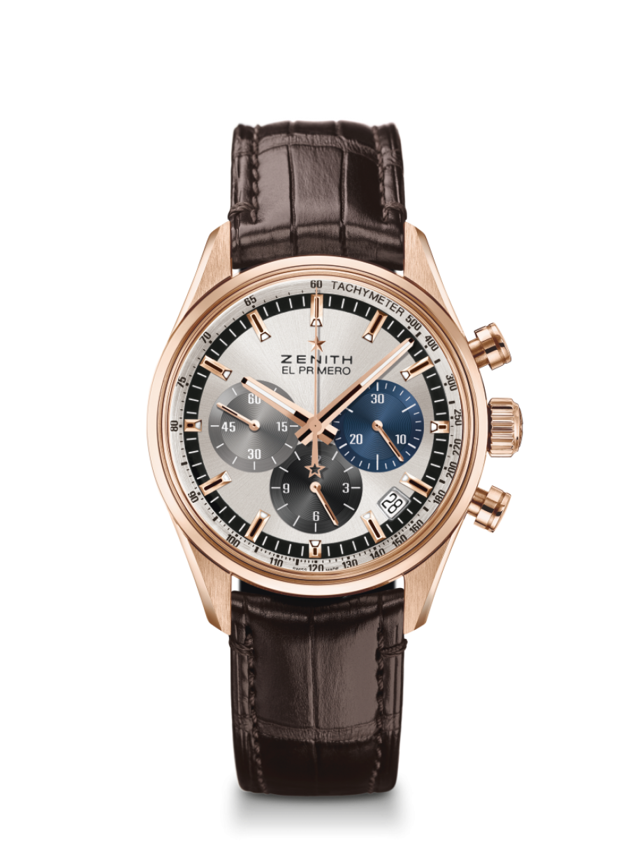 ZENITH Chronomaster El Primero 38毫米玫瑰金計時腕錶，參考售價NTD 467,000。