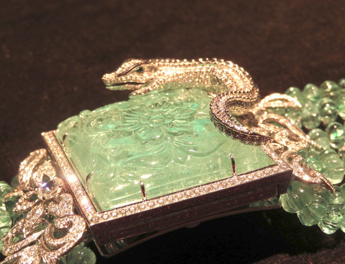 卡地亞頂級珠寶系列鱷魚裝飾神秘錶