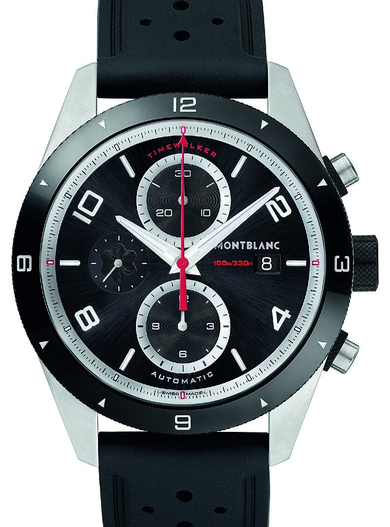 萬寶龍TimeWalker時光行者系列自動計時腕錶，NT$138,000