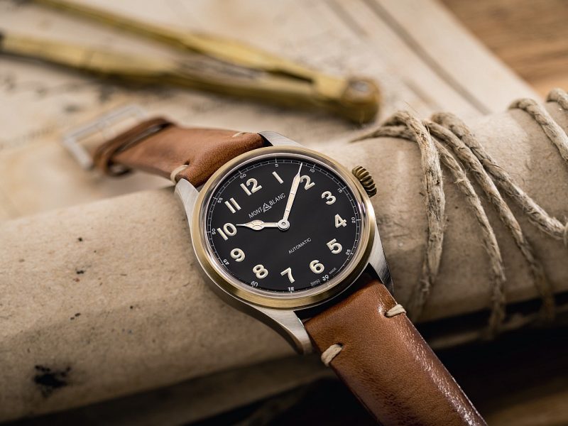 萬寶龍1858 系列自動腕錶，建議售價約NTD86,100