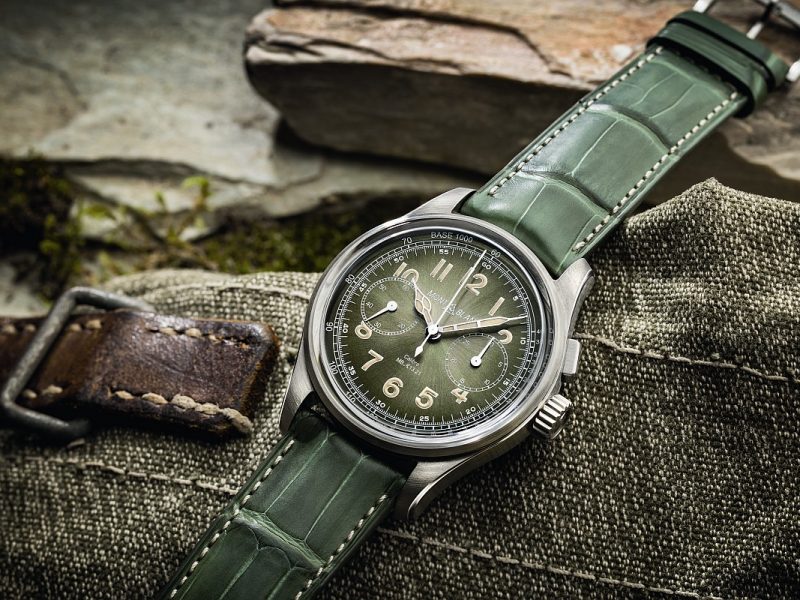 萬寶龍1858 系列單按把計時腕錶限量款，建議售價約NTD968,500