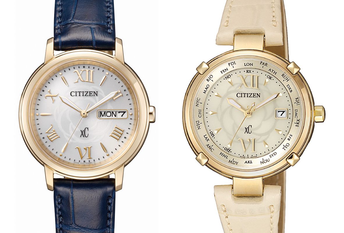 (左/右)2018xC系列全新腕錶EW2422-21A，參考售價NTD 15,000 / EC1042-00P，參考售價NTD 28,900 (全台限量100只)