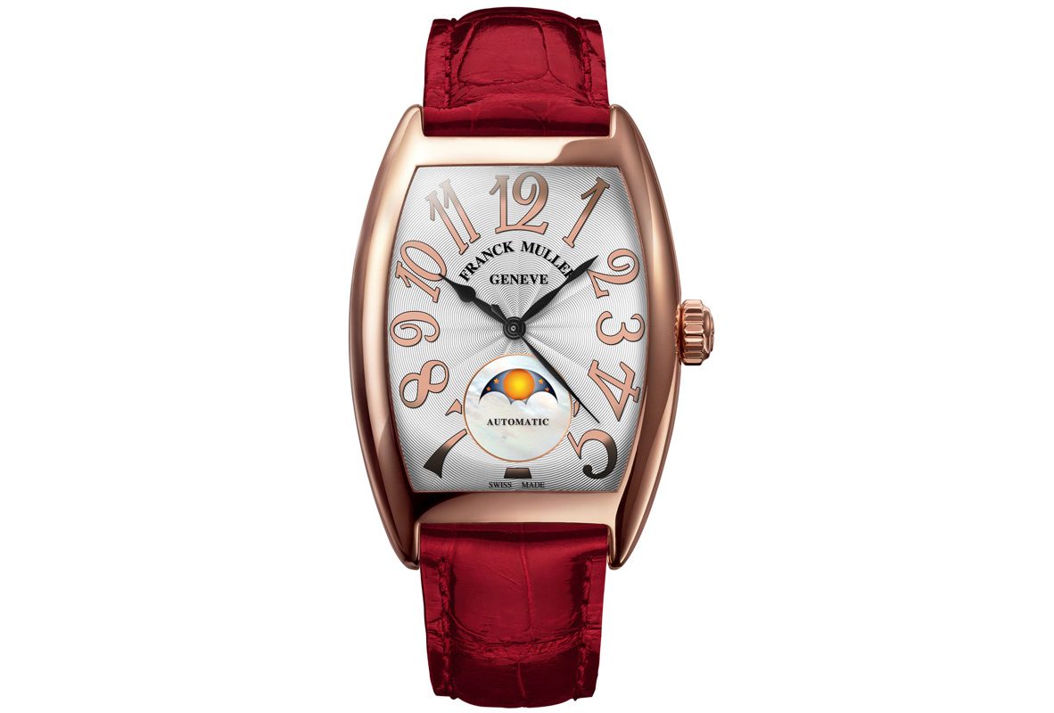 Cintrée Curvex Lady Moonphase玫瑰金腕錶，參考價NTD 508,000。