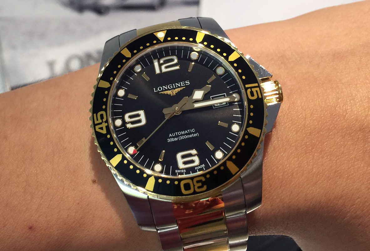Longines HydroConquest潛水錶，參考價NTD 45,000。