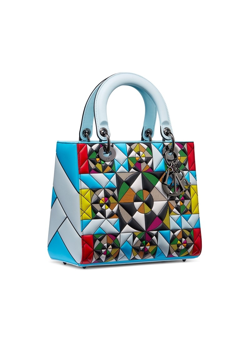Túi Lady Dior Art 3 Tuyệt tác nghệ thuật trên thiết kế túi kinh điển   ELLE