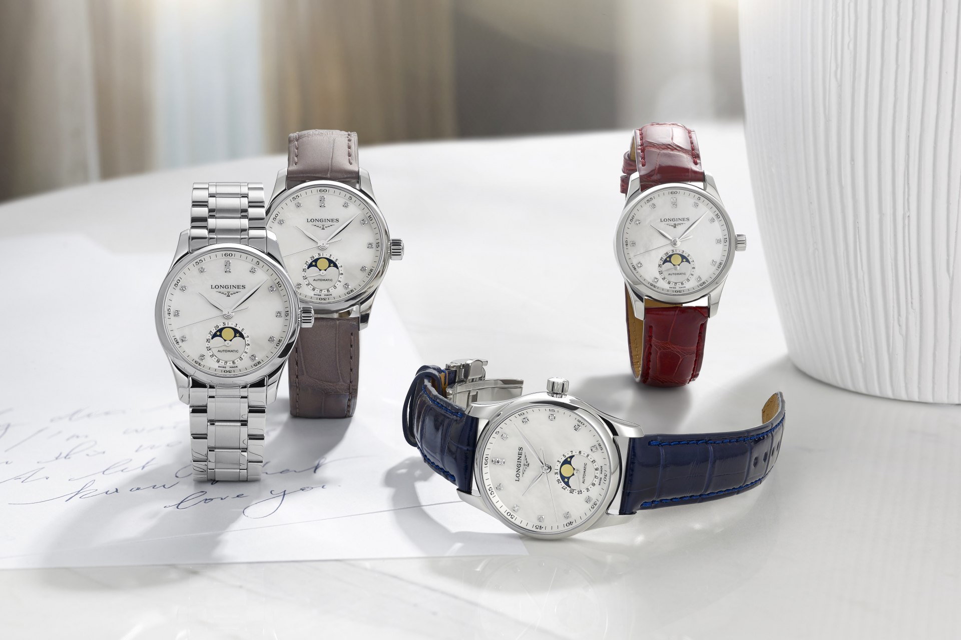 專屬於妳的月相錶：Longines 浪琴表Master巨擘系列月相仕女腕錶