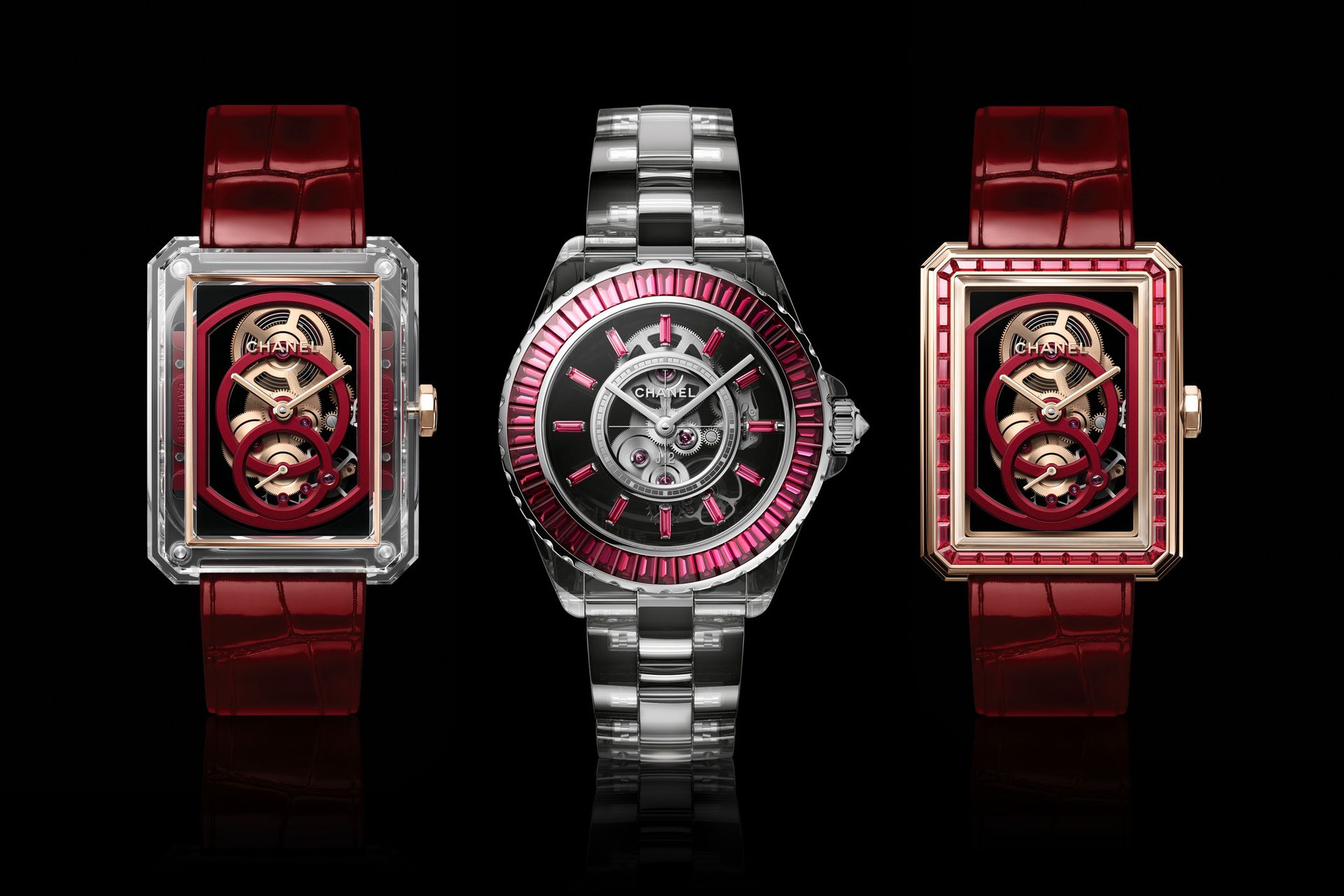 紅妝艷抹內芯強！CHANEL全新高級製錶Red Edition系列